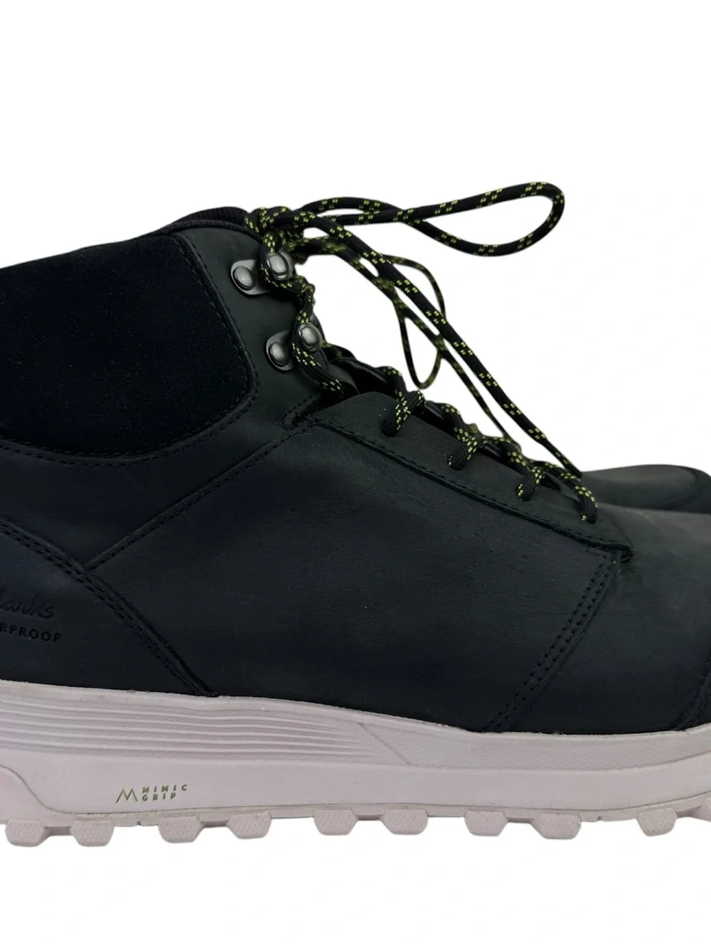NEW Clarks Men’s ATL Trek Up Waterproof Black Boots Leather Size 12